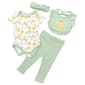 Baby Girl (NB-9M) Rene Rofe(R) Lemon 4pc. Bodysuit & Pants Set - image 1