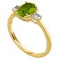 Gemstone Classics&#8482; Peridot Gemstone 10kt. Yellow Gold Ring - image 2