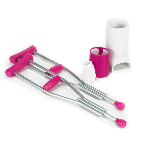 Sophia&#39;s(R) 4pc. Cast and Crutches Set - image 