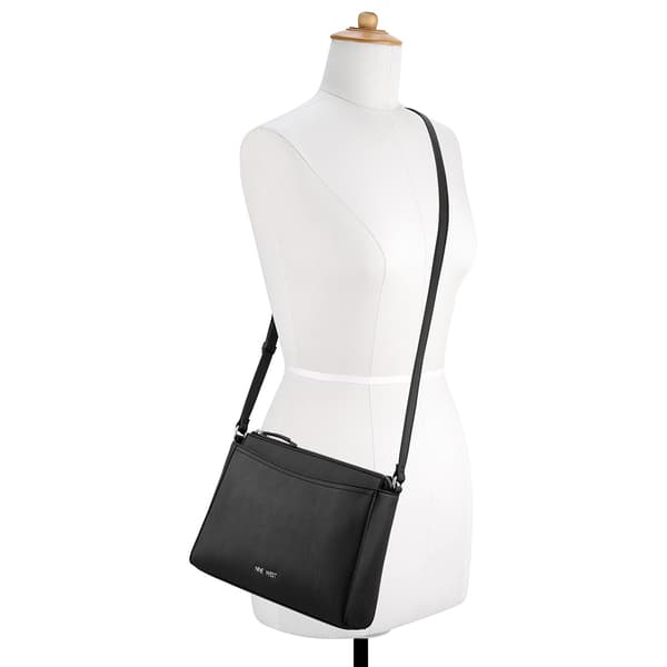 Nine West Bowie Mini Top Zip Crossbody - Black