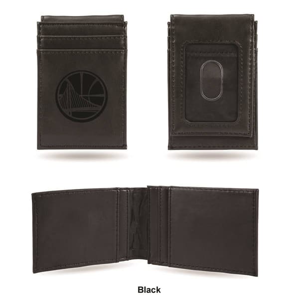 Mens NBA Golden State Warriors Faux Leather Front Pocket Wallet