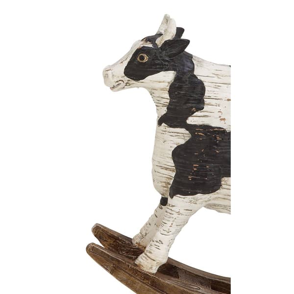 9th & Pike&#174; White Polystone Farmhouse Sculpture