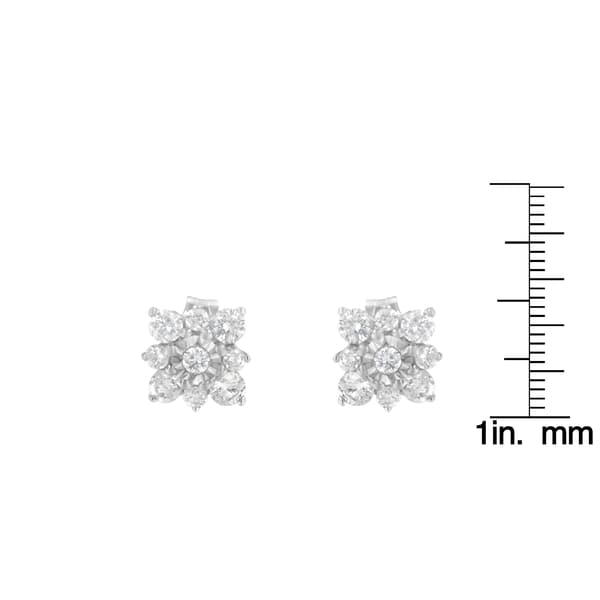 Diamond Classics&#8482; 1/2ctw. Diamond Flower Stud Earrings