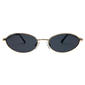 Womens Fantas Eyes Headliner Slim Metal Sunglasses - image 2