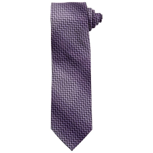 Mens Christian Aujard Zig Zag Neat Tie