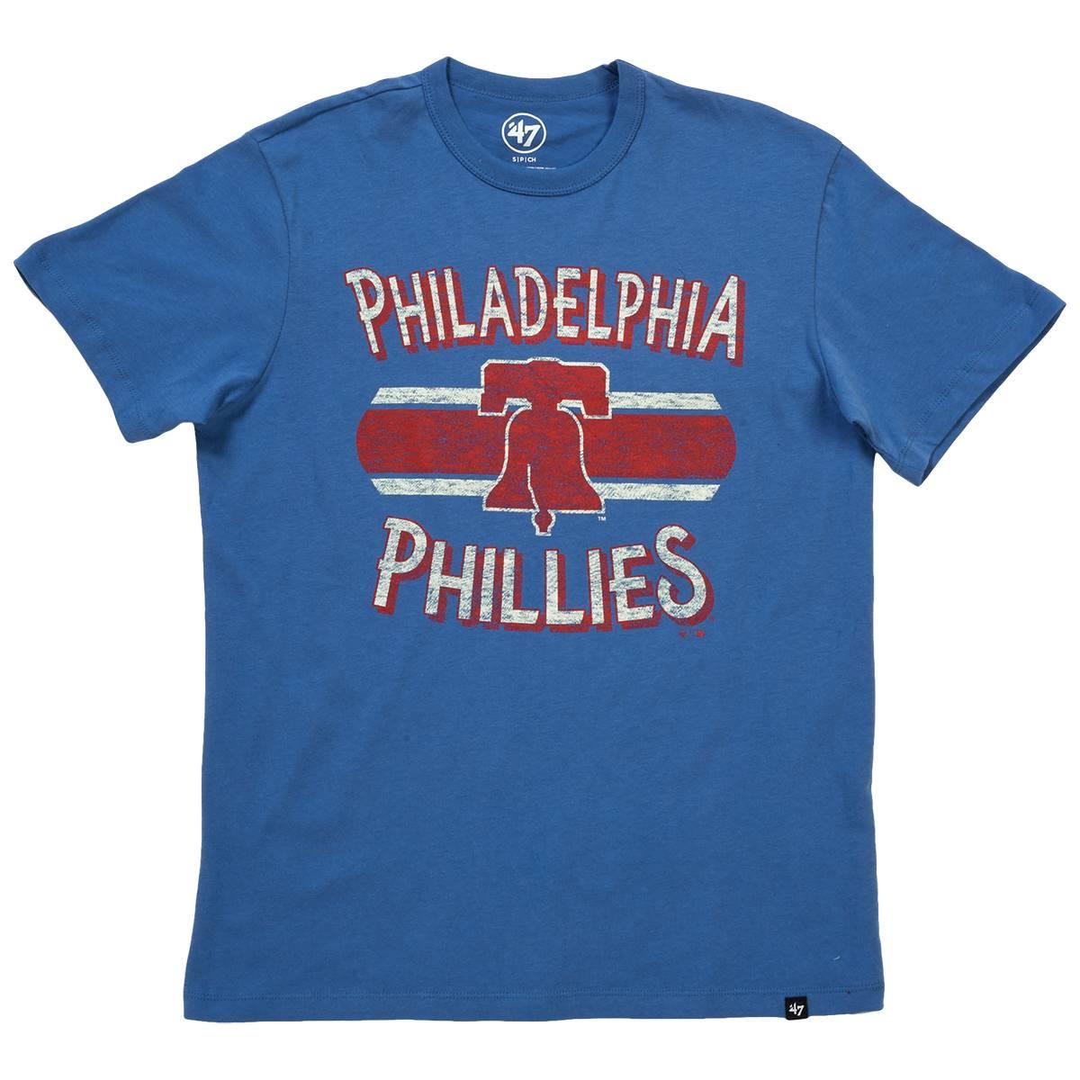 Mens ’47 Brand Phillies Renew Franklin Short Sleeve Tee