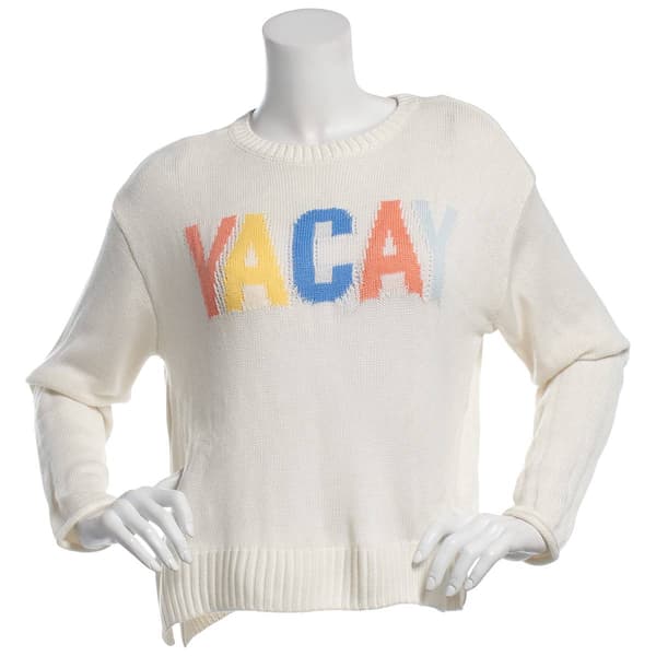 Juniors No Comment Vacay Sweater
