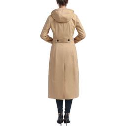 Womens BGSD Waterproof Hooded Maxi Trench Coat