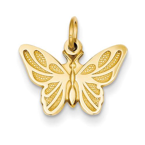 Gold Classics(tm) 14kt. Butterfly Charm