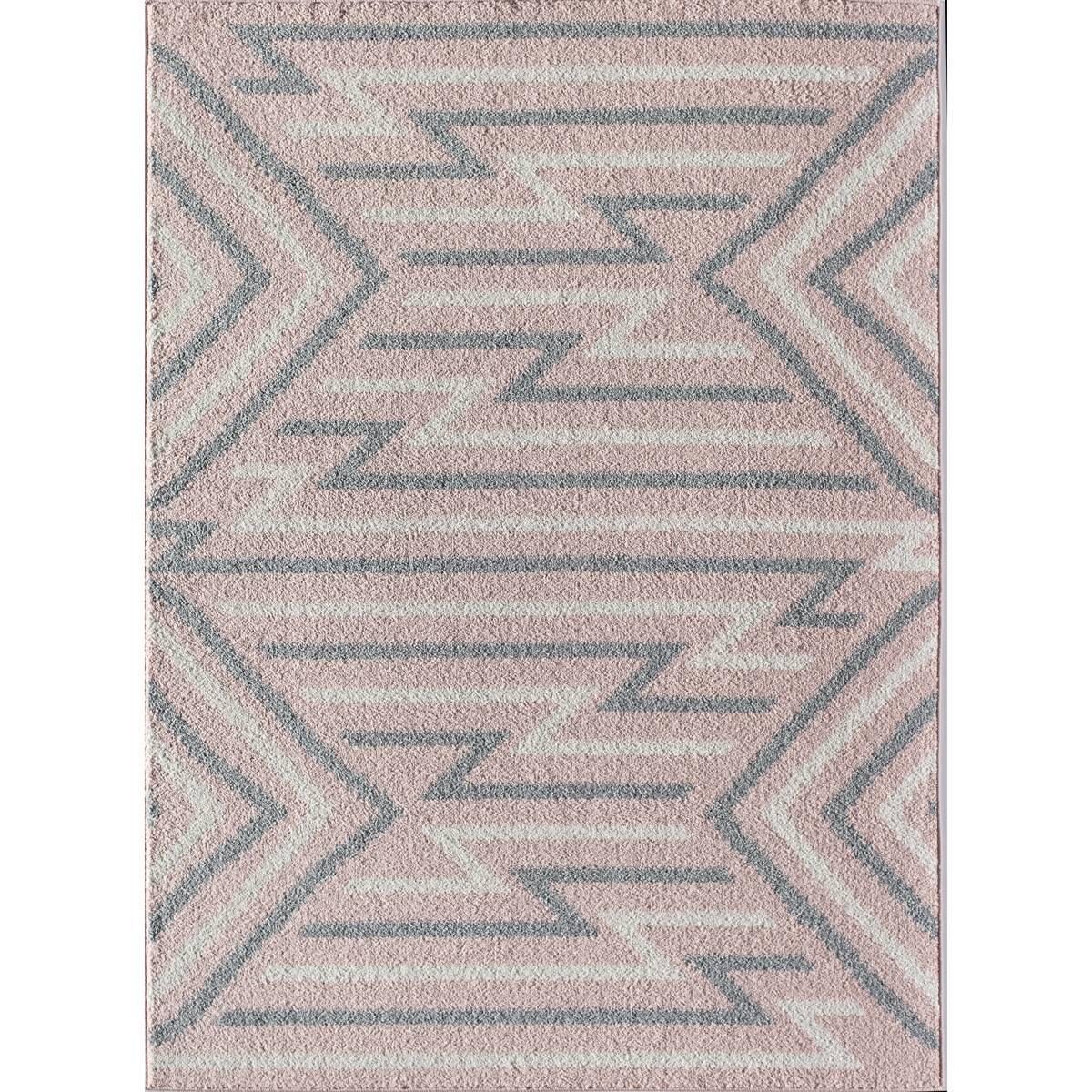 Rugs America™ Miko Strawberry Geometric Contemporary Area...