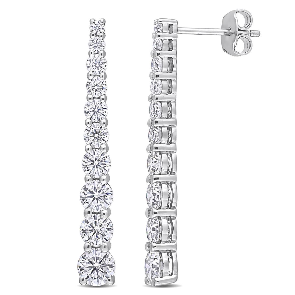 Gemstone Classics™ 2 3/4ctw. Dew Moissanite Dangle...