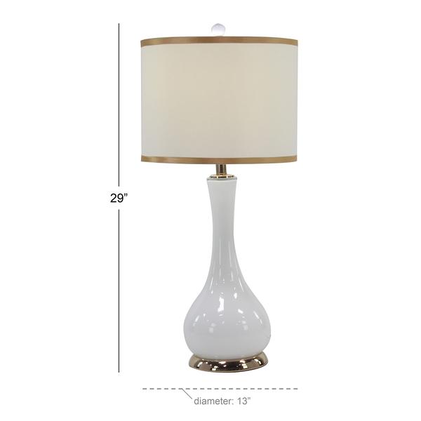 9th & Pike® Gold Metal Traditional Table Lamp