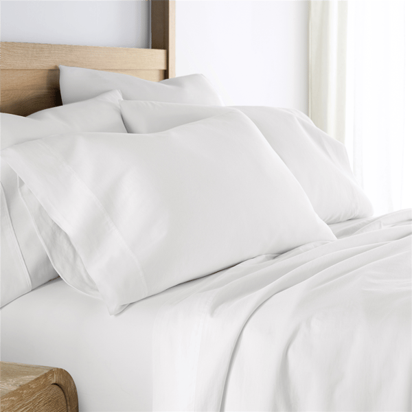 Soft Essentials 300 Thread Count Cotton Solid Pillowcase Sets - image 