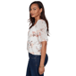 Petite Skye’s the Limit Blooming Pastels Embroidery Blouse - image 4