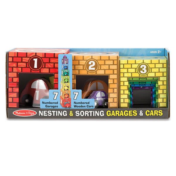 Melissa & Doug&#174; Nesting & Sorting Garages & Cars