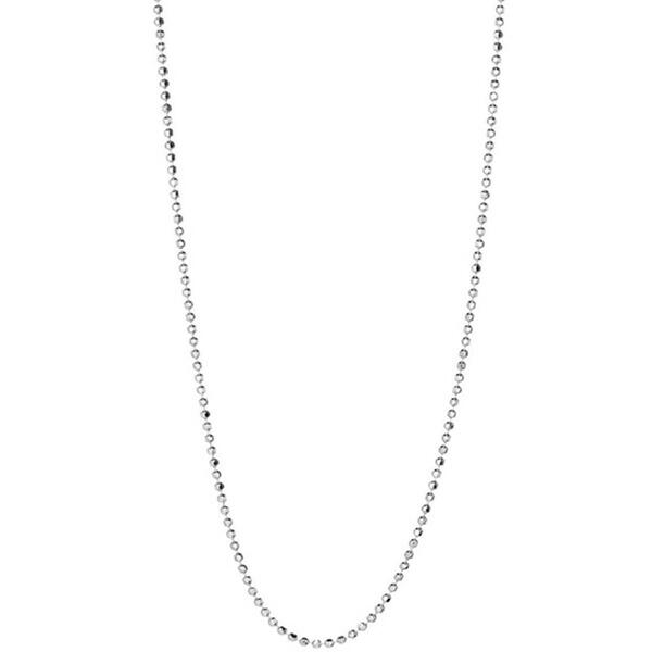 16in. Sterling Silver Bead Chain Necklace - image 