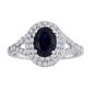 Gemstone Classics&#40;tm&#41; Sterling Silver Blue Sapphire Ring - image 1
