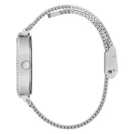 Womens Guess Silver Case with Crystals Watch - GW0354L1