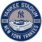 Open Road Yankees Embossed Round Metal Stadium Sign - image 1