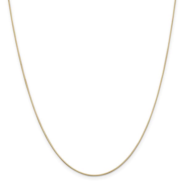 Unisex Gold Classics&#40;tm&#41; .80mm. 14k Gold Octagonal Snake Necklace - image 