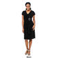 Womens R&M Richards Flutter Sleeve Stretch A-Line Dress - image 2
