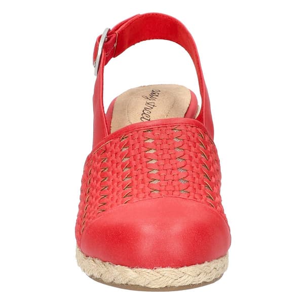 Womens Easy Street Taffy Slingback Espadrilles Wedges Sandals