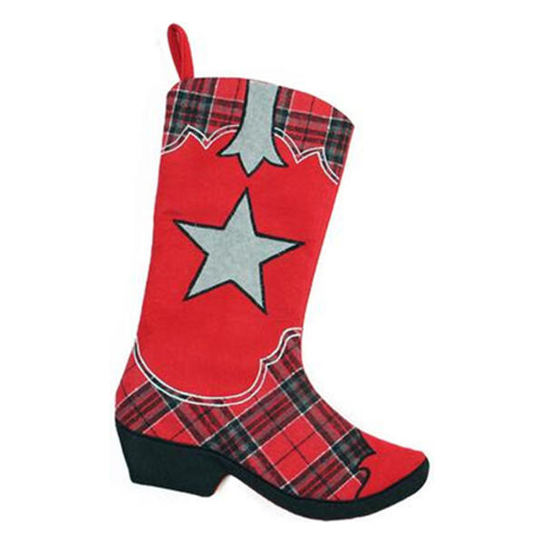 Northlight Seasonal Wild West Cowboy Boot Christmas Stocking - image 