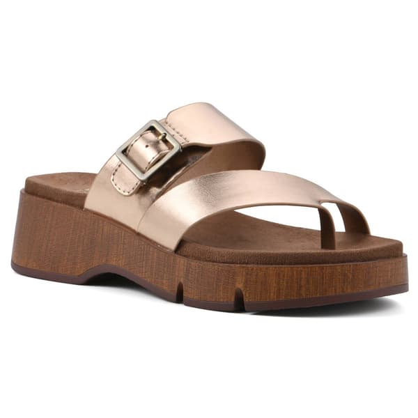 Womens White Mountain Leftover Platform Sandals - image 