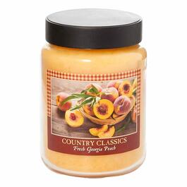Country Classics Fresh Georgia Peach 26oz. Jar Candle