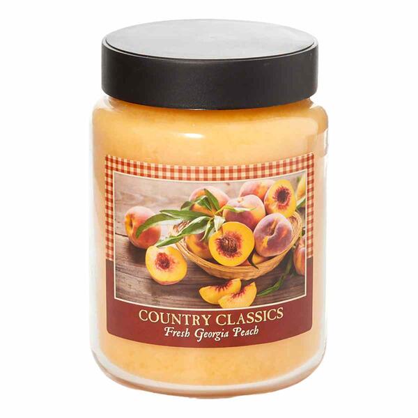 Country Classics Fresh Georgia Peach 26oz. Jar Candle - image 
