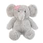 Carters(R) Floral Elephant Grey Plush Stuffed Animal - image 1