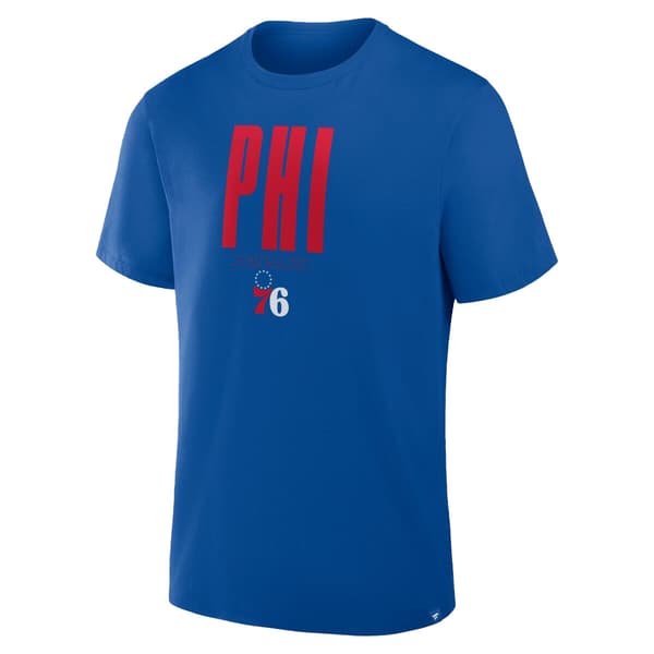 Mens Fanatics NBA Full Court Short Sleeve Philly Basketball Tee