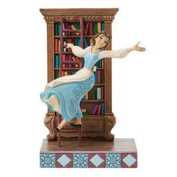 Jim Shore Disney Traditions Belle w/ Bookshelf Figurine