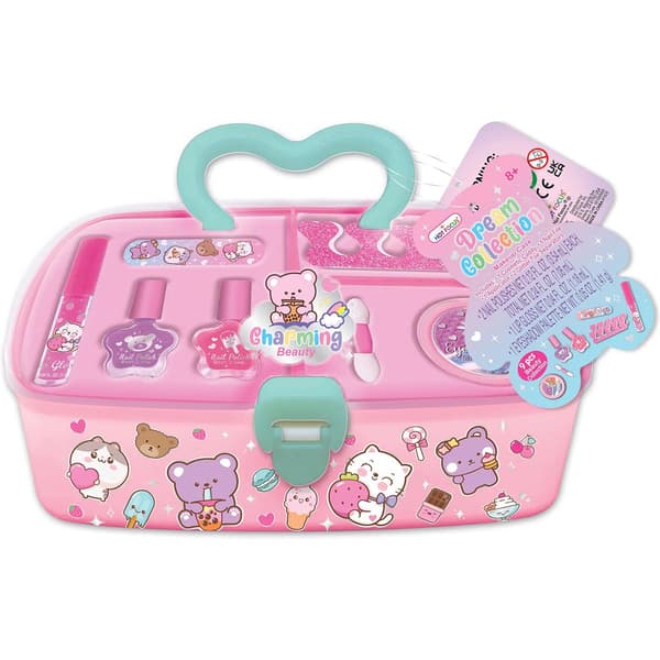 Girls Hot Focus&#40;R&#41; 9pc. Critter Dream Collection Makeup Case - image 