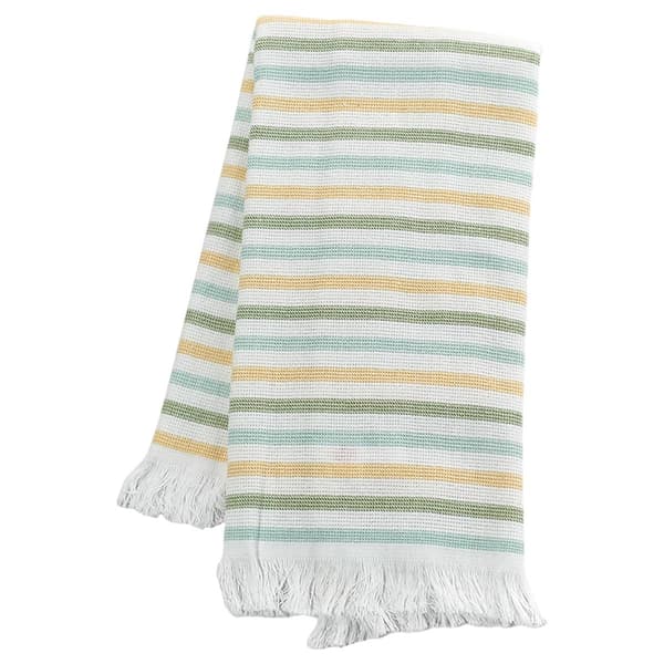 Cottage Stripe Woven Kitchen Towel - image 
