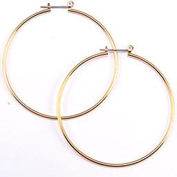Guess Gold Large Hoop Earrings