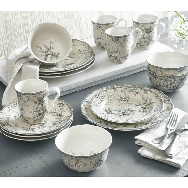 222 Fifth Adelaide 16pc. Round Dinnerware Set