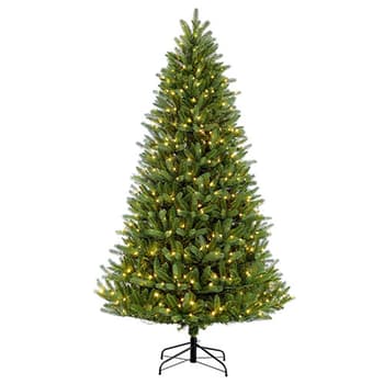 6.5ft. Pre-Lit Green Mountain Fir Christmas Tree - Boscov's