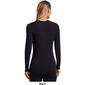 Womens Cuddl Duds&#174; Softwear w/Stretch Long Sleeve Thermal Top - image 2