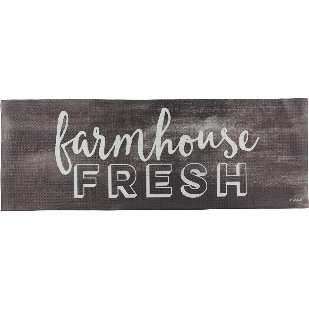 J&V Textiles Cloud Comfort Farmhouse Fresh Kitchen Mat