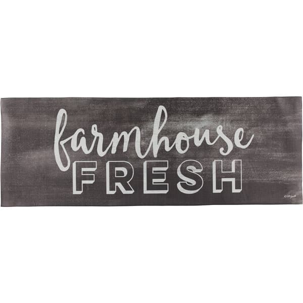 J&V Textiles Cloud Comfort Farmhouse Fresh Kitchen Mat