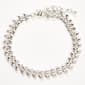 Design Collection Silver-Tone Fishbone Chain Bracelet - image 1