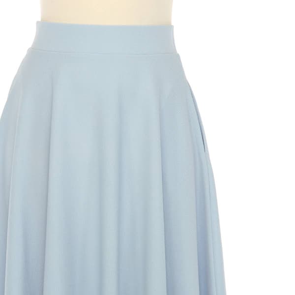 Womens White Mark Flared Midi Skirt with Pockets