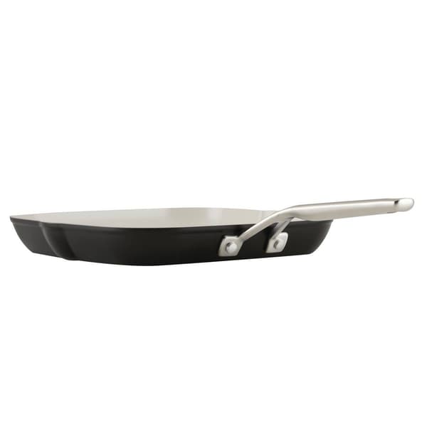 KitchenAid&#174; 11.25in. Hard Anodized Ceramic Nonstick Grill Pan