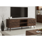Monarch Specialties Mid-Century 72in. Dark Walnut TV Stand - image 1