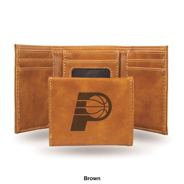 Mens NBA Indiana Pacers Faux Leather Trifold Wallet