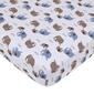 Carters(R) Blue Elephant Super Soft Fitted Crib Sheet - image 1