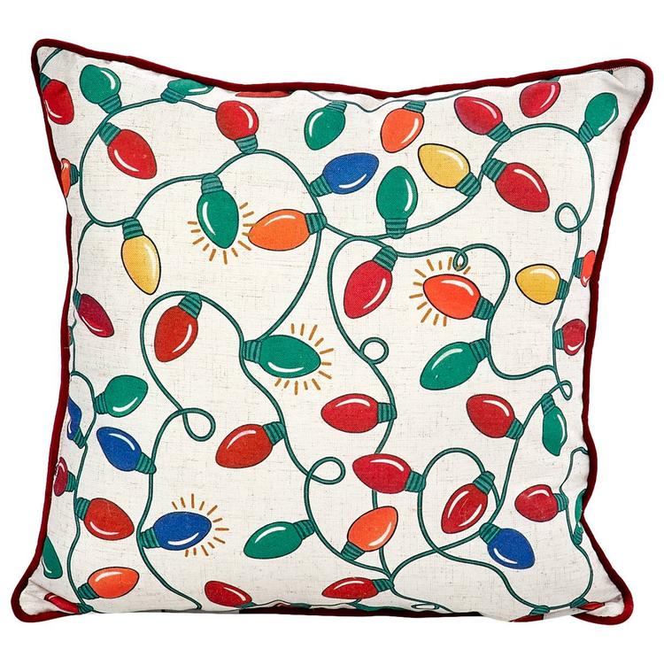 Harper Loft Christmas Lights Decorative Pillow - 18x18