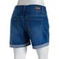 Womens Bleu by Rod Beattie Roll Cuff Double Button Denim Shorts - image 2