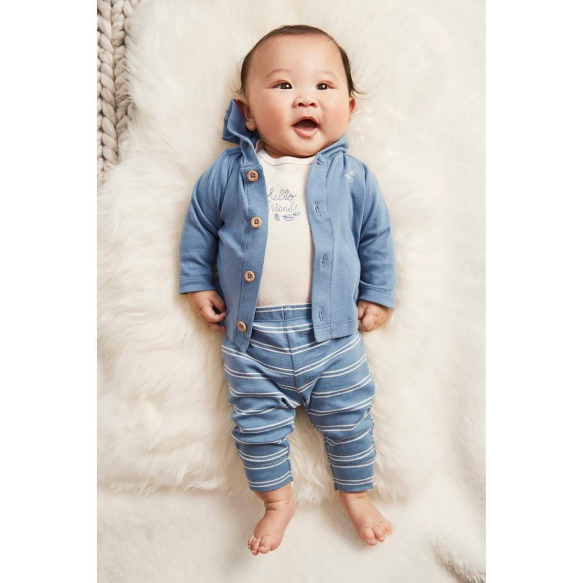 Baby Boy (NB-12M) Carter’s® 3pc. Hello Friends Cardigan...